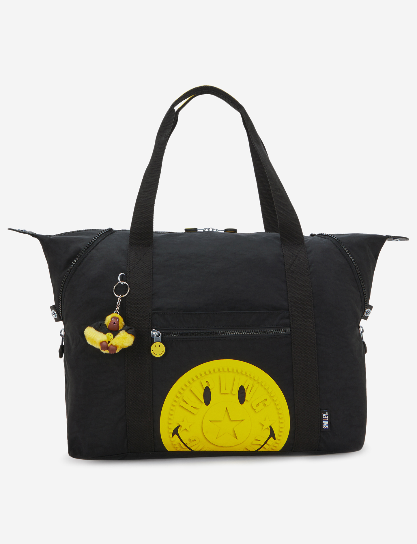 KIPLING Art M Yell Fun Black Large tote I8242-1KS