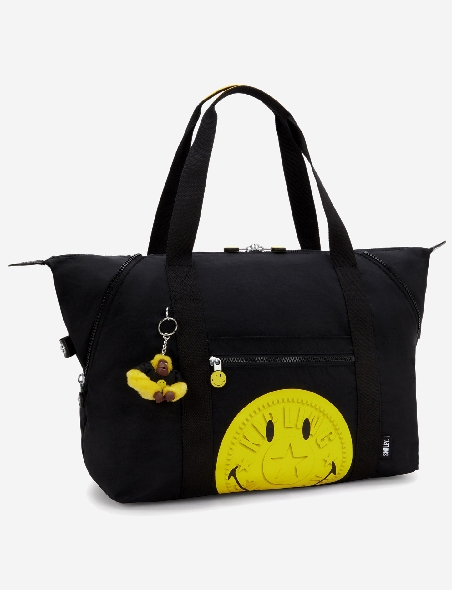 KIPLING Art M Yell Fun Black Large tote I8242-1KS