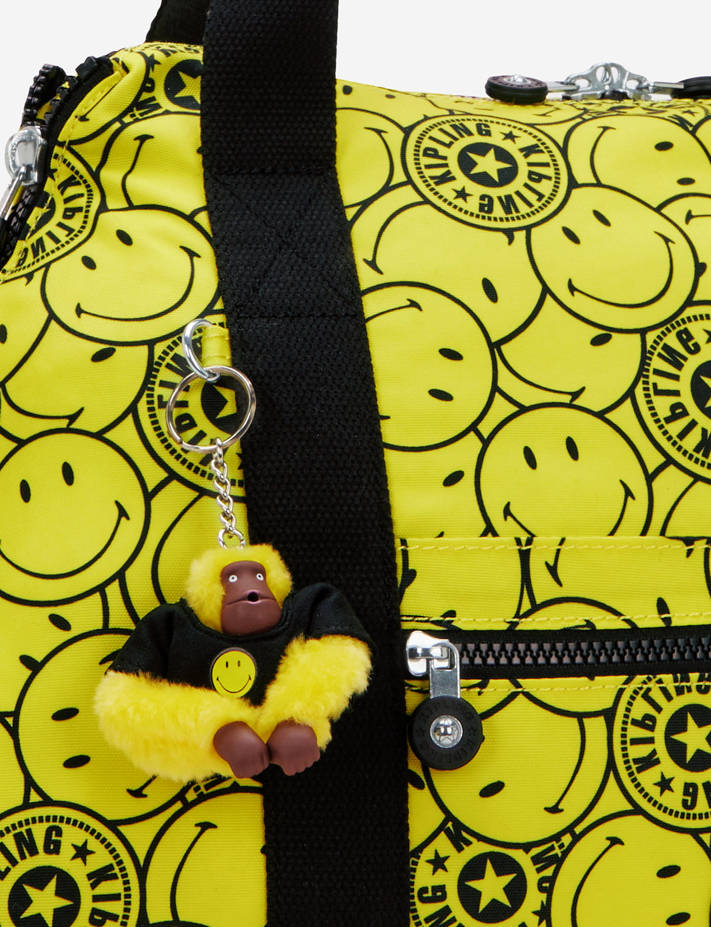 KIPLING Art M Yellow Fun Ball Large tote I8242-5KS