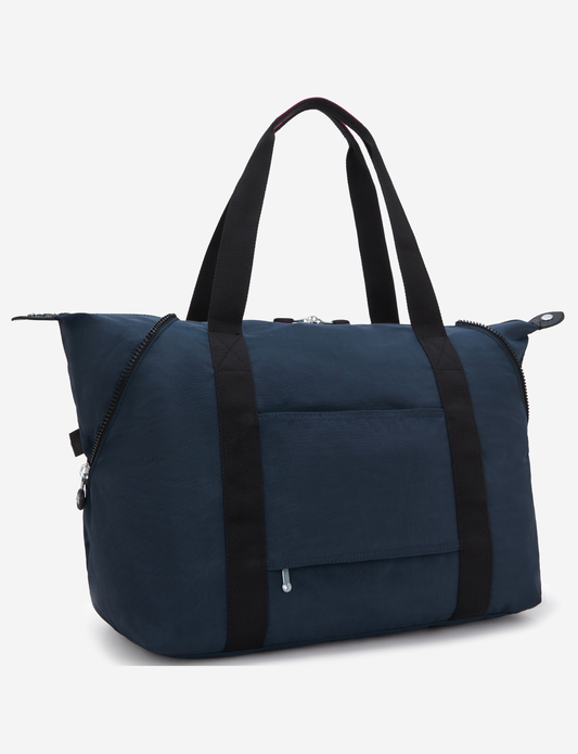 KIPLING Art M Pink Fun Blue Large tote I8242-9KS