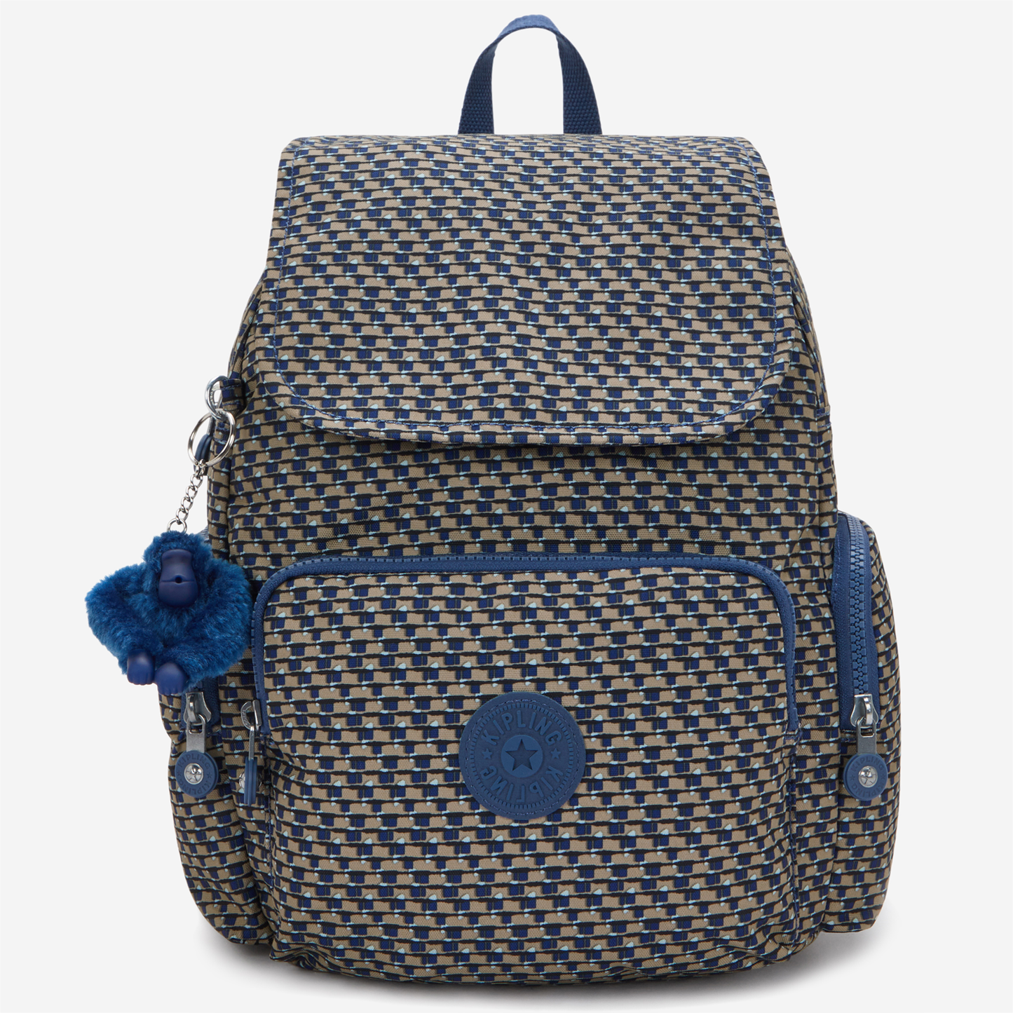 KIPLING City Zip S Blue on Wire Small backpack I6345-9PC