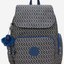 Kipling City Zip S Blue on Wire Small Backpack I6345-9PC