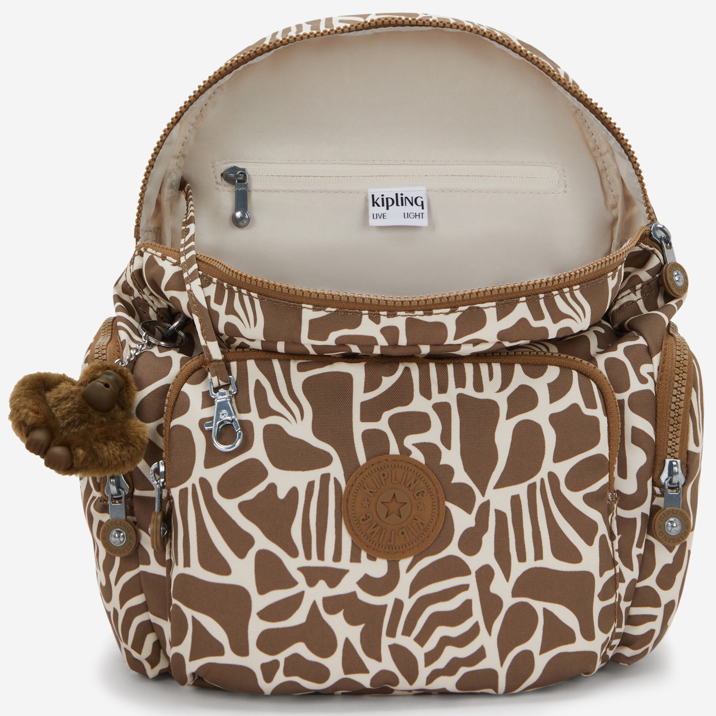 KIPLING City Zip S Cocktail Khaki Small backpack I6345-9GD