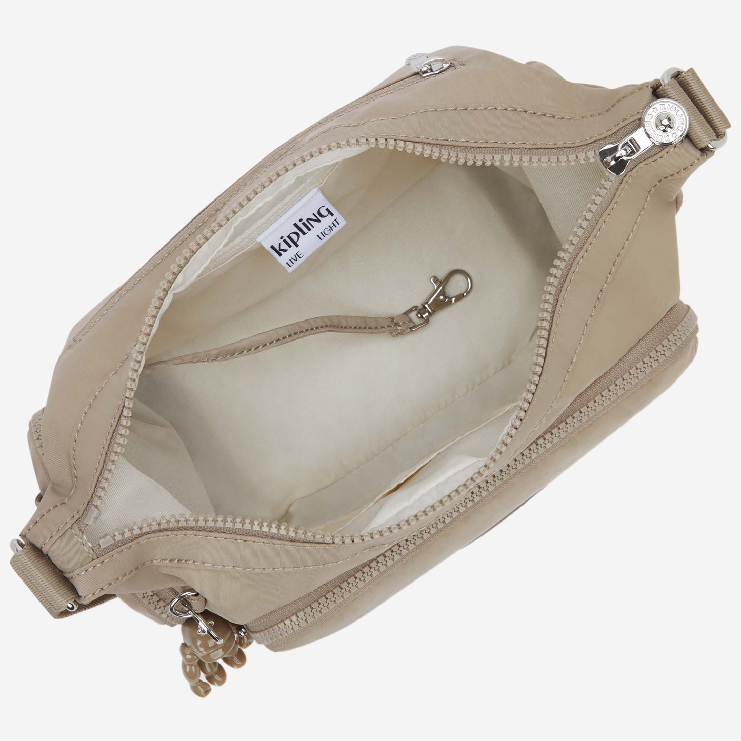 KIPLING Gabb S Boho Tan Medium crossbody I6041-1HX