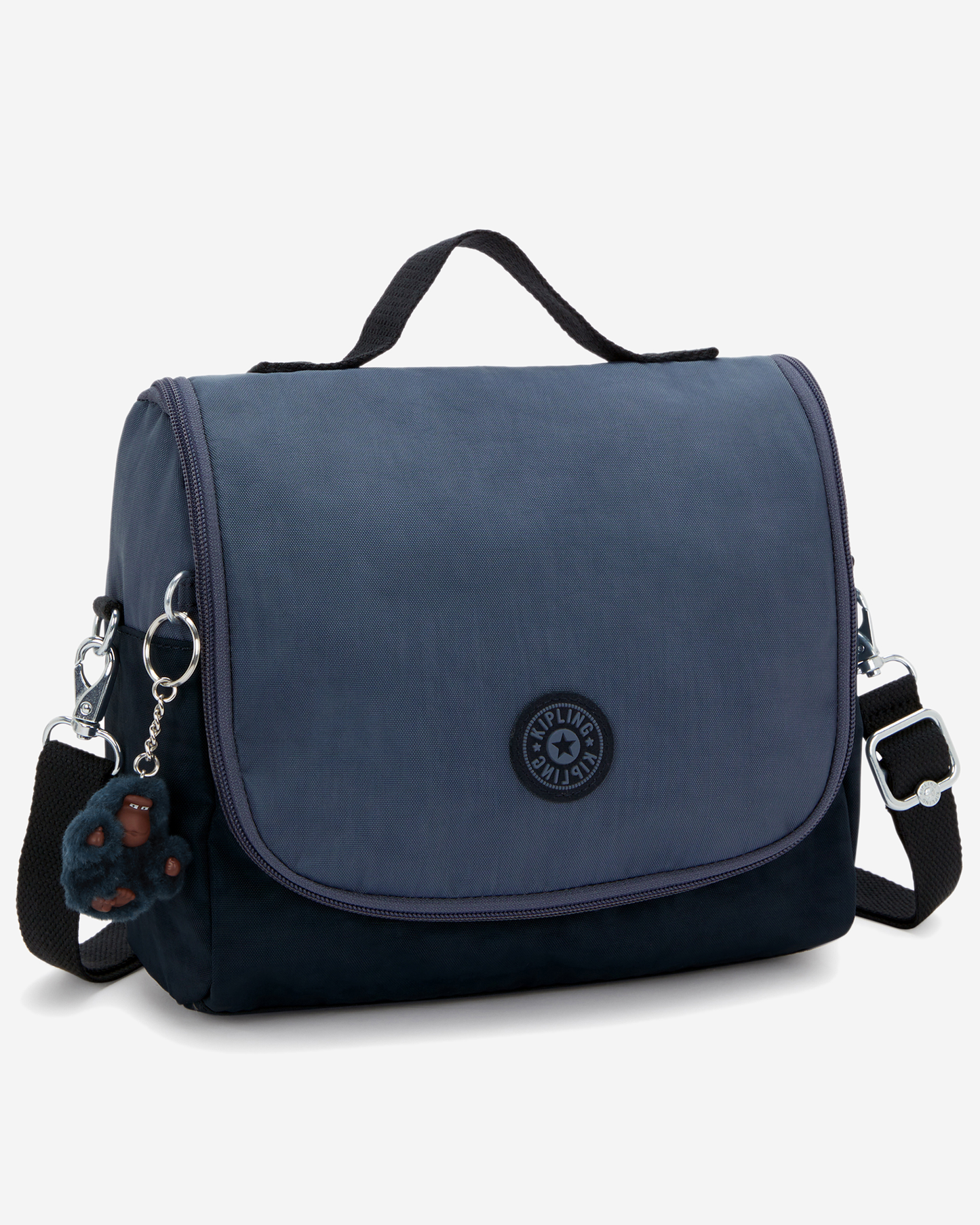 Kipling  New Kichirou Game Grey Large LunchBag with Trolley Sleeve 15289-7FK