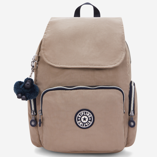 KIPLING City Zip S Soft Taupe C Small backpack I3523-7ML