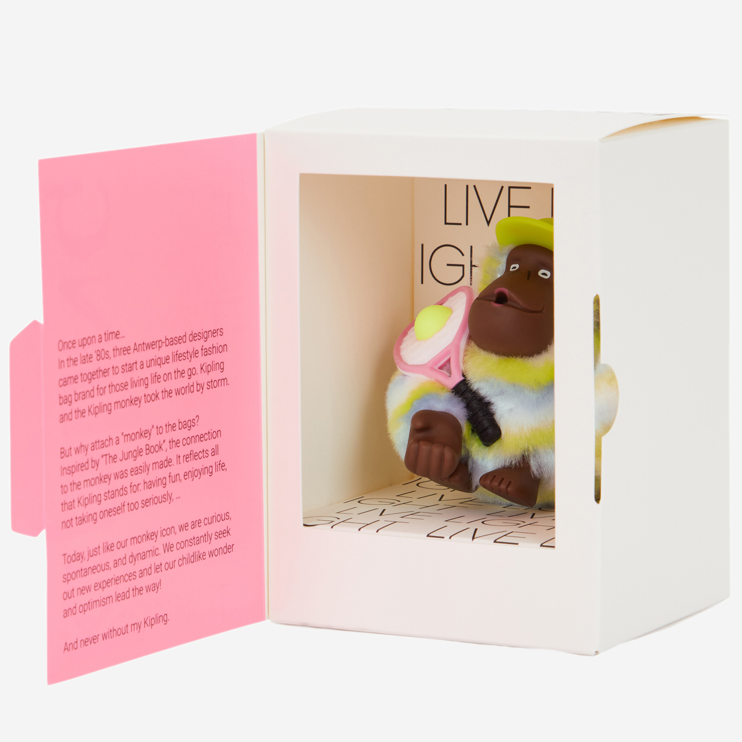 KIPLING Racket Monkey Racket Stripe Collector Monkey I9599-TY1