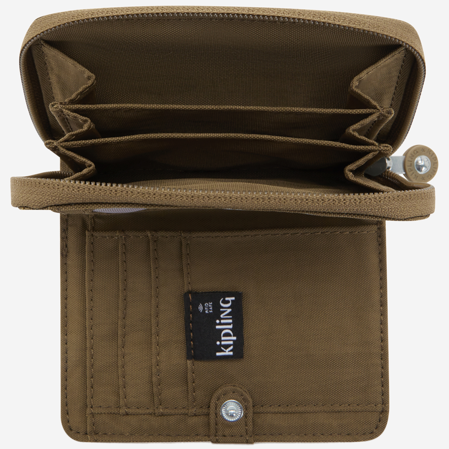 KIPLING Money Love Smooth Khaki Medium Wallet I3738-1NA