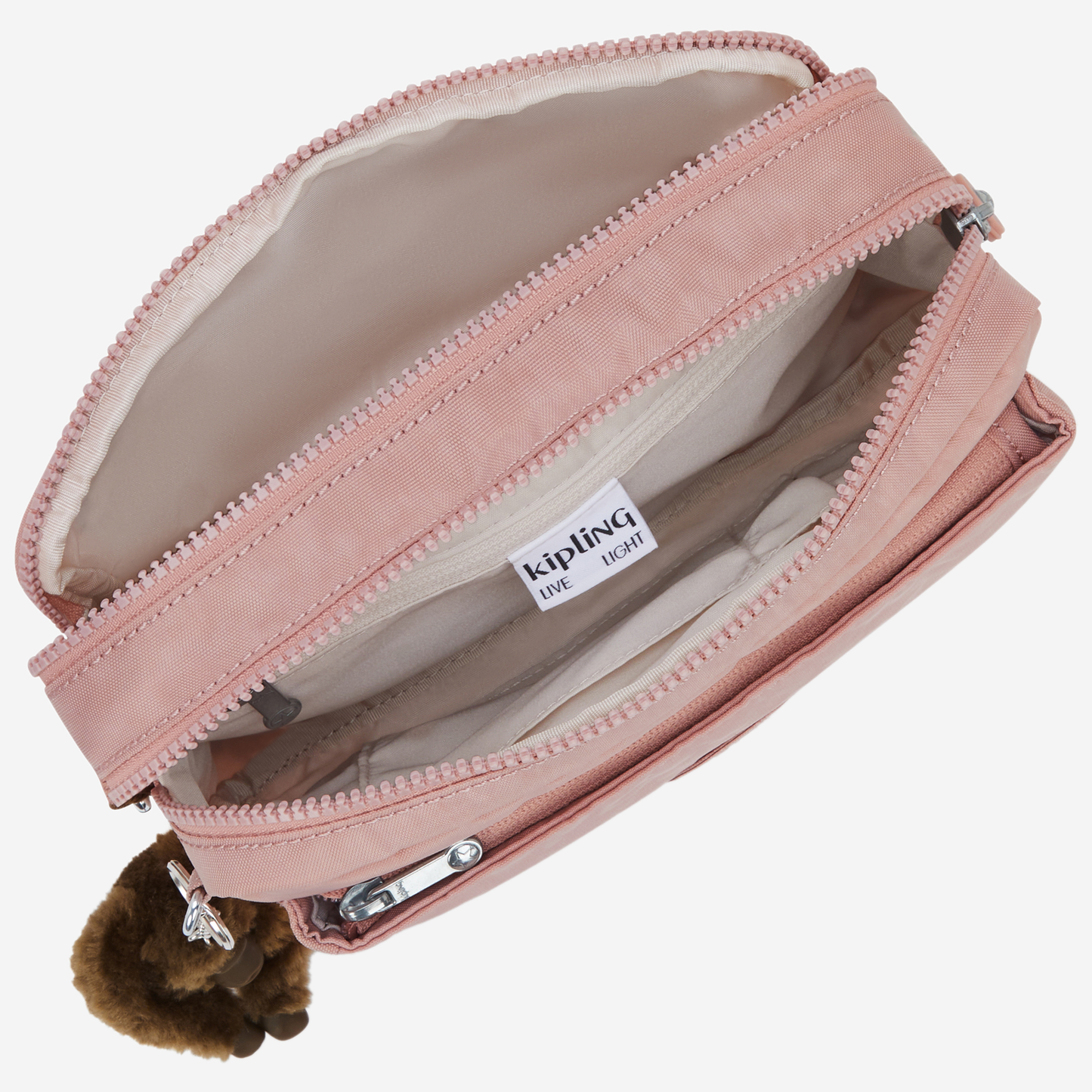 KIPLING Abanu M Memory Pink Medium crossbody I7076-0PN