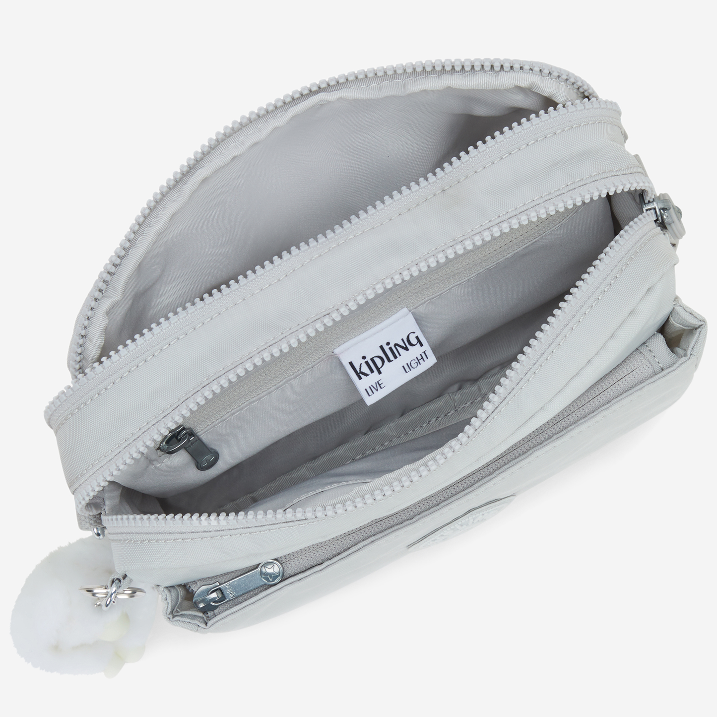 KIPLING Abanu M Easy Grey Medium crossbody I7076-9RW