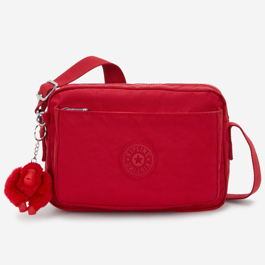 KIPLING Abanu M Ruby Red Medium crossbody I7076-1NW