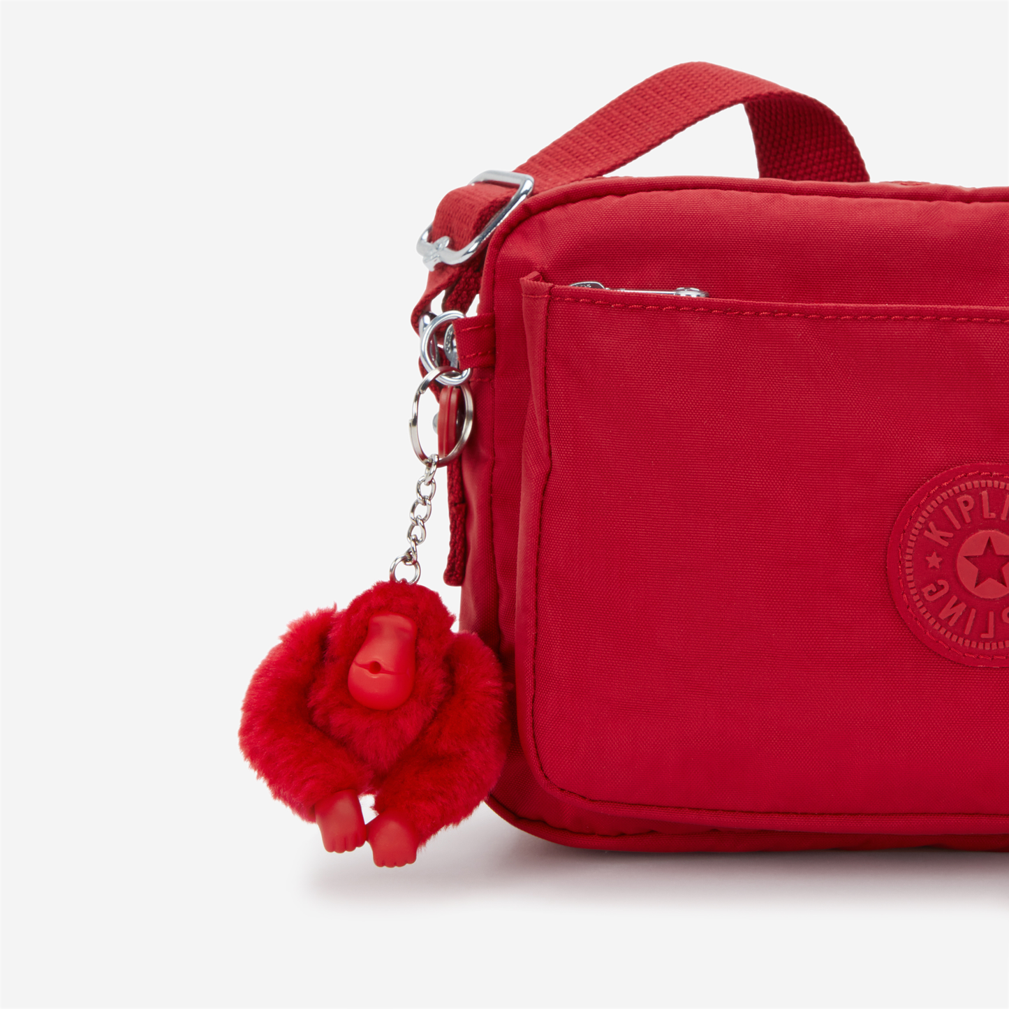 KIPLING Abanu M Ruby Red Medium crossbody I7076-1NW