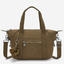 KIPLING Art Mini Smooth Khaki Small handbag (with removable shoulderstrap) 01327-1NA