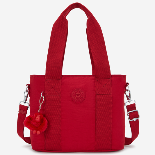 KIPLING Minta M Up Ruby Red Medium tote (with removable shoulderstrap) I8642-1NW