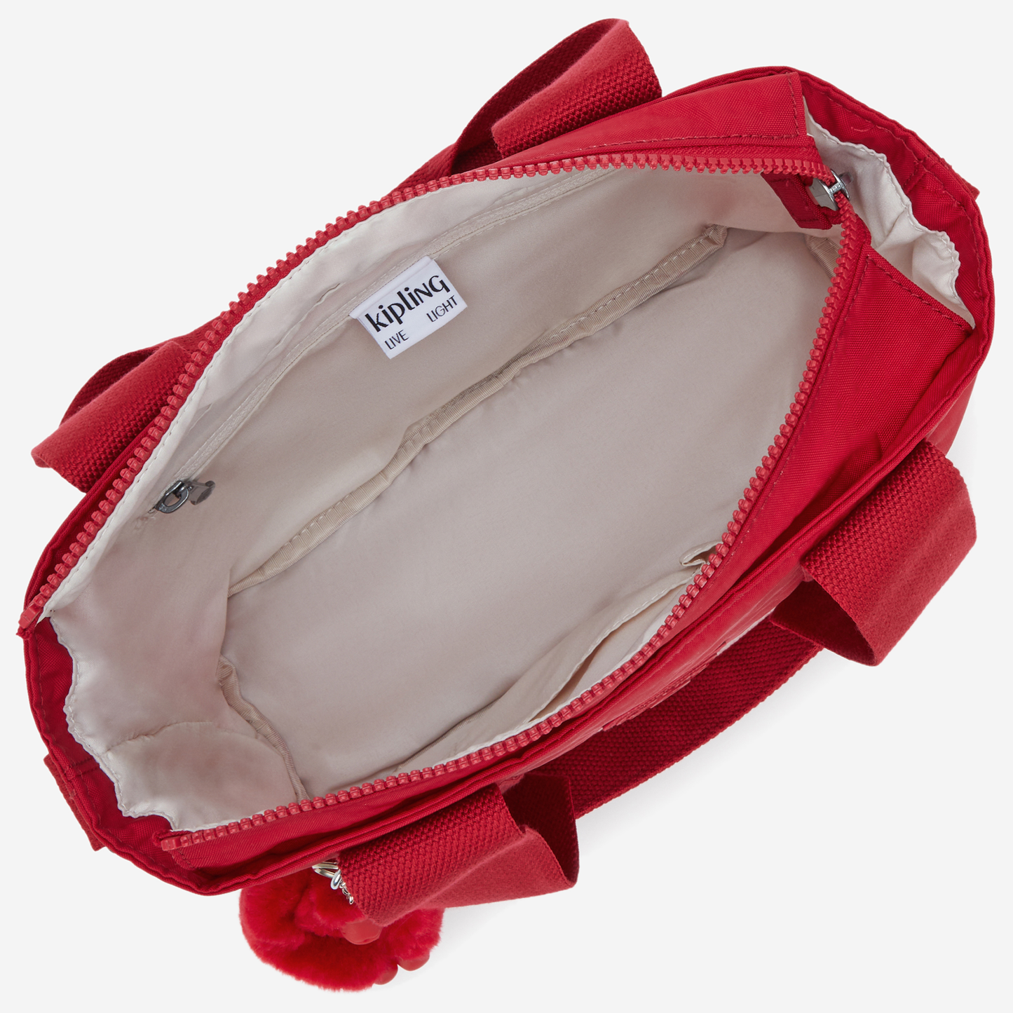 KIPLING Minta M Up Ruby Red Medium tote (with removable shoulderstrap) I8642-1NW