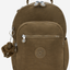 Kipling Seoul S Smooth Khaki Small Backpack (with Tablet Compartment) I4082-1NA