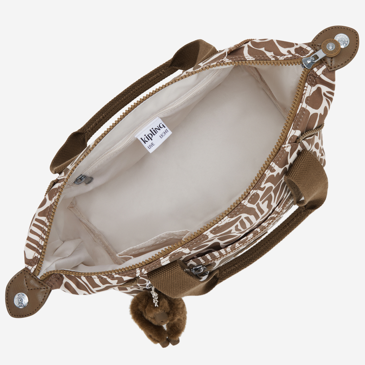 KIPLING Art Mini Cocktail Khaki Small handbag (with removable shoulderstrap) I5656-9GD