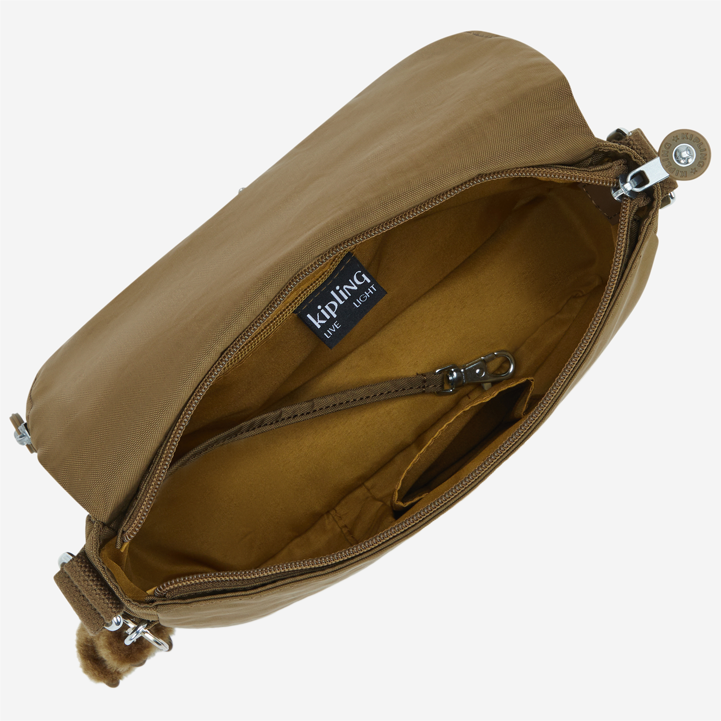KIPLING Earthbeat S Smooth Khaki Small crossbody I2502-1NA