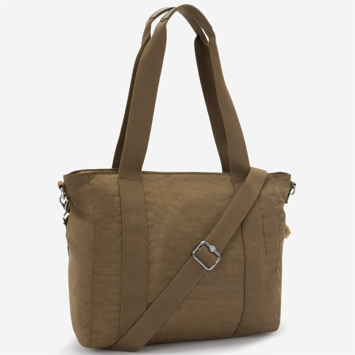 KIPLING Asseni S Smooth Khaki Small tote (with removable shoulderstrap) I4400-1NA