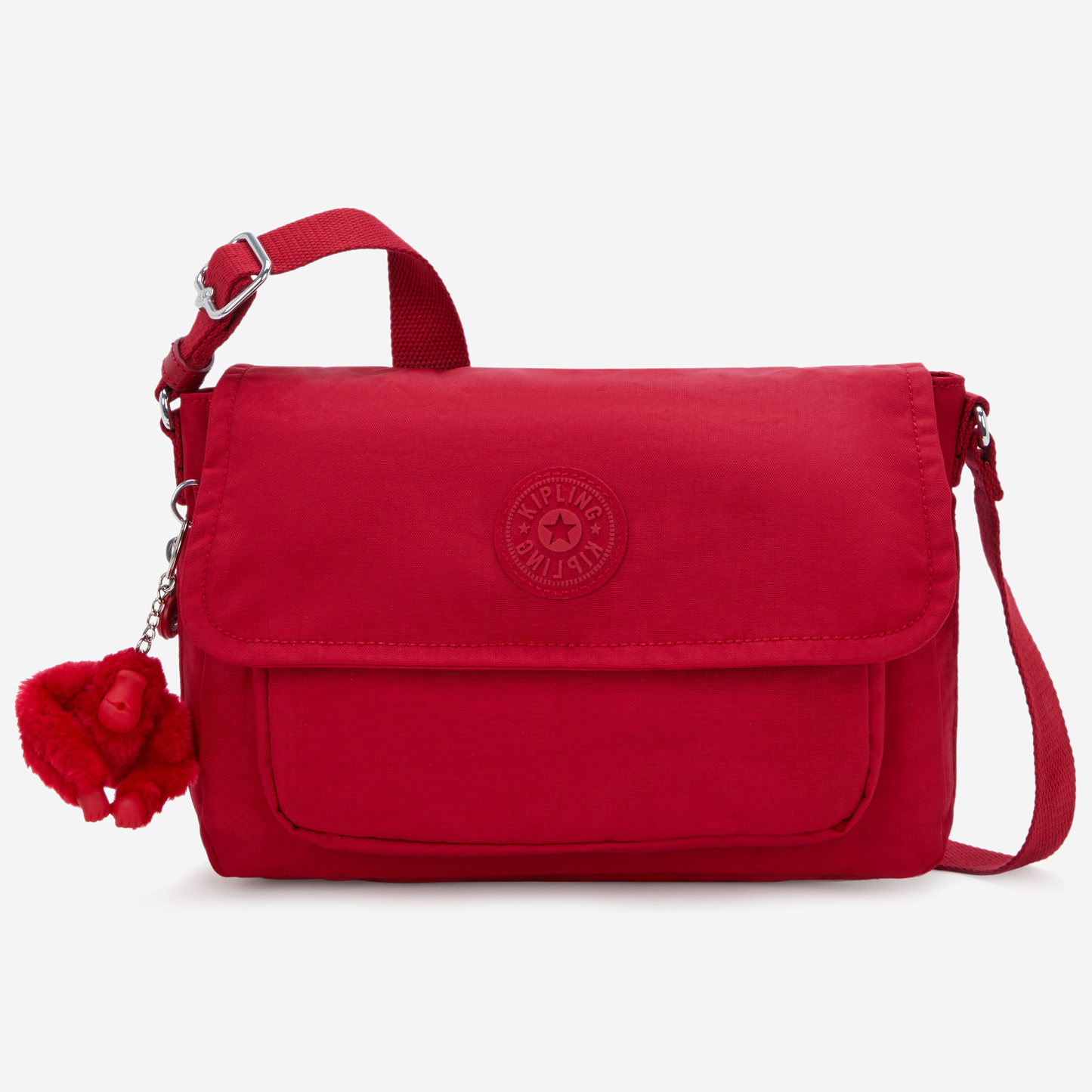 KIPLING Dalma Ruby Red Medium crossbody (with expandable zip) I8123-1NW