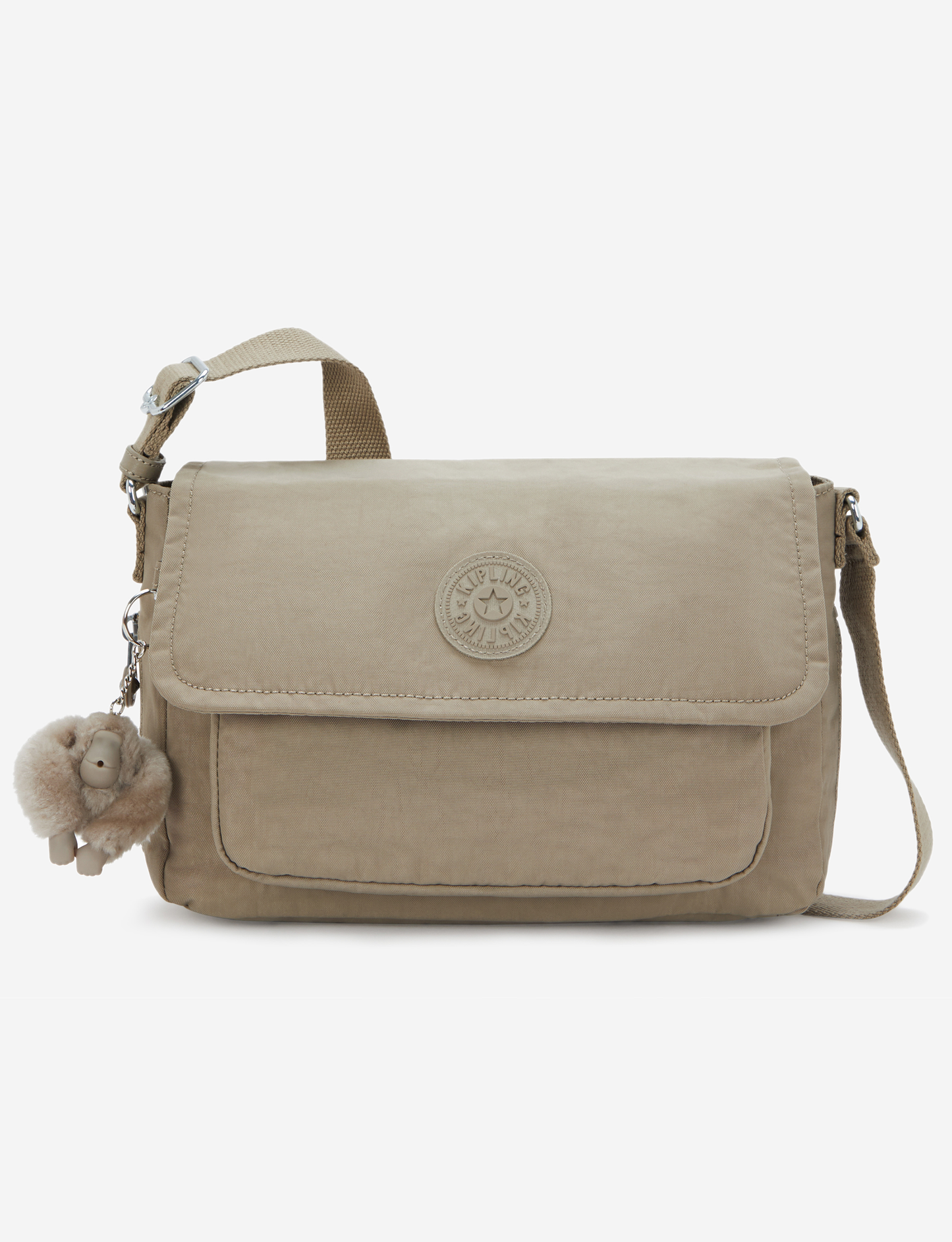 Kipling Dalma Soft Taupe Medium Crossbody (with Expandable Zip) I8123-4PW
