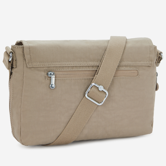 KIPLING Dalma Soft Taupe Medium crossbody (with expandable zip) I8123-4PW