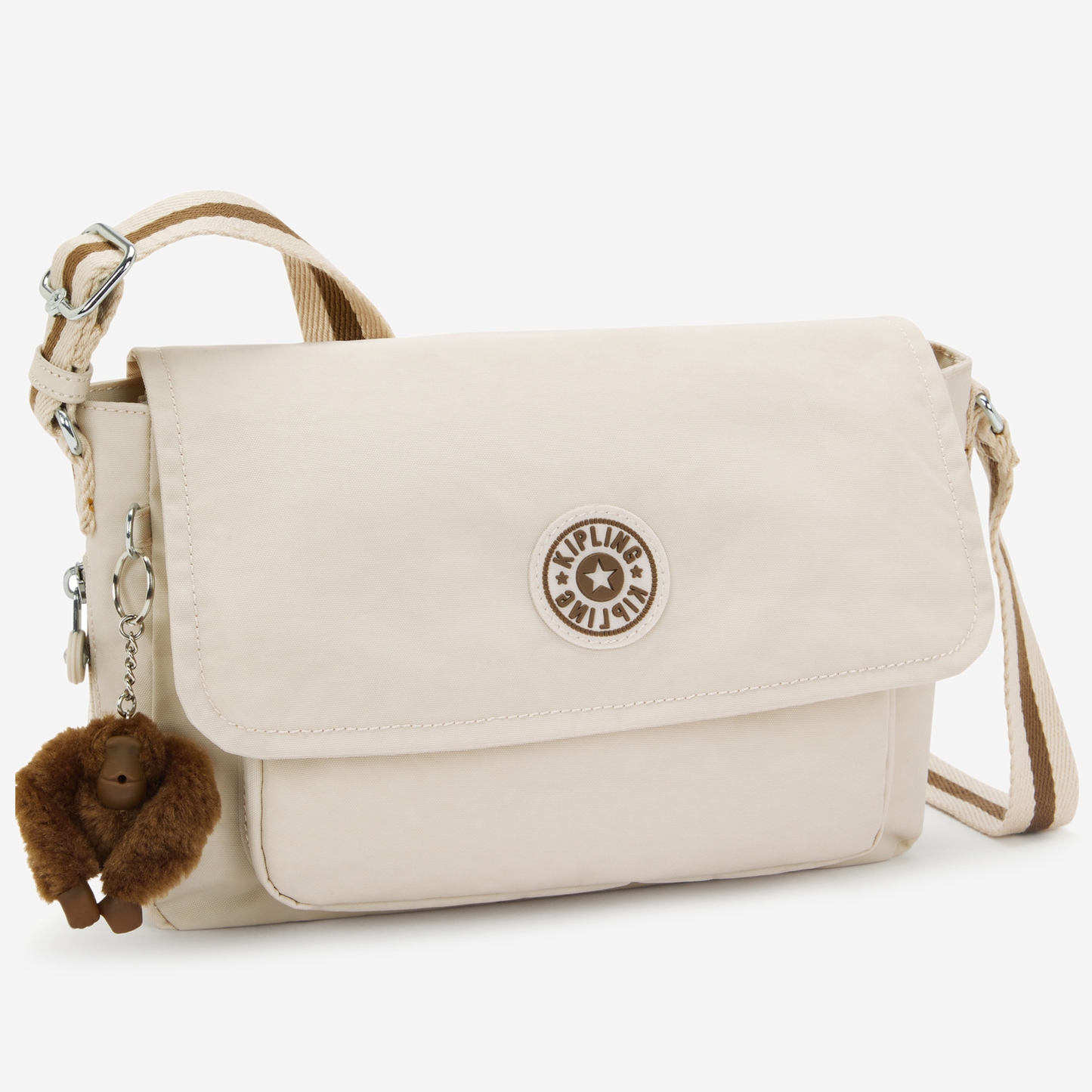 KIPLING Dalma Soft Sand Medium crossbody (with expandable zip) I8123-9LO