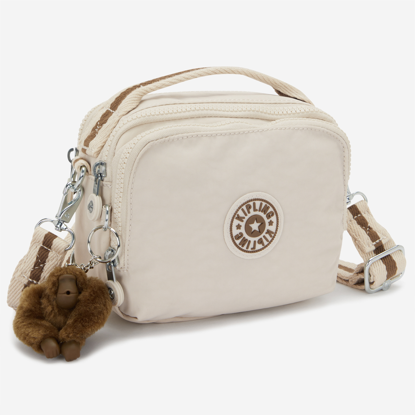 KIPLING Cahir Soft Sand Small crossbody (convertible to backpack) I8061-9LO