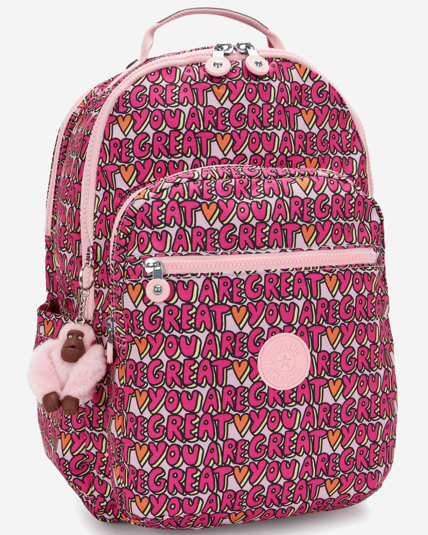Kipling  Seoul College Extra U R Great Prt Large Backpack with Laptop Compartment I6101-6KZ