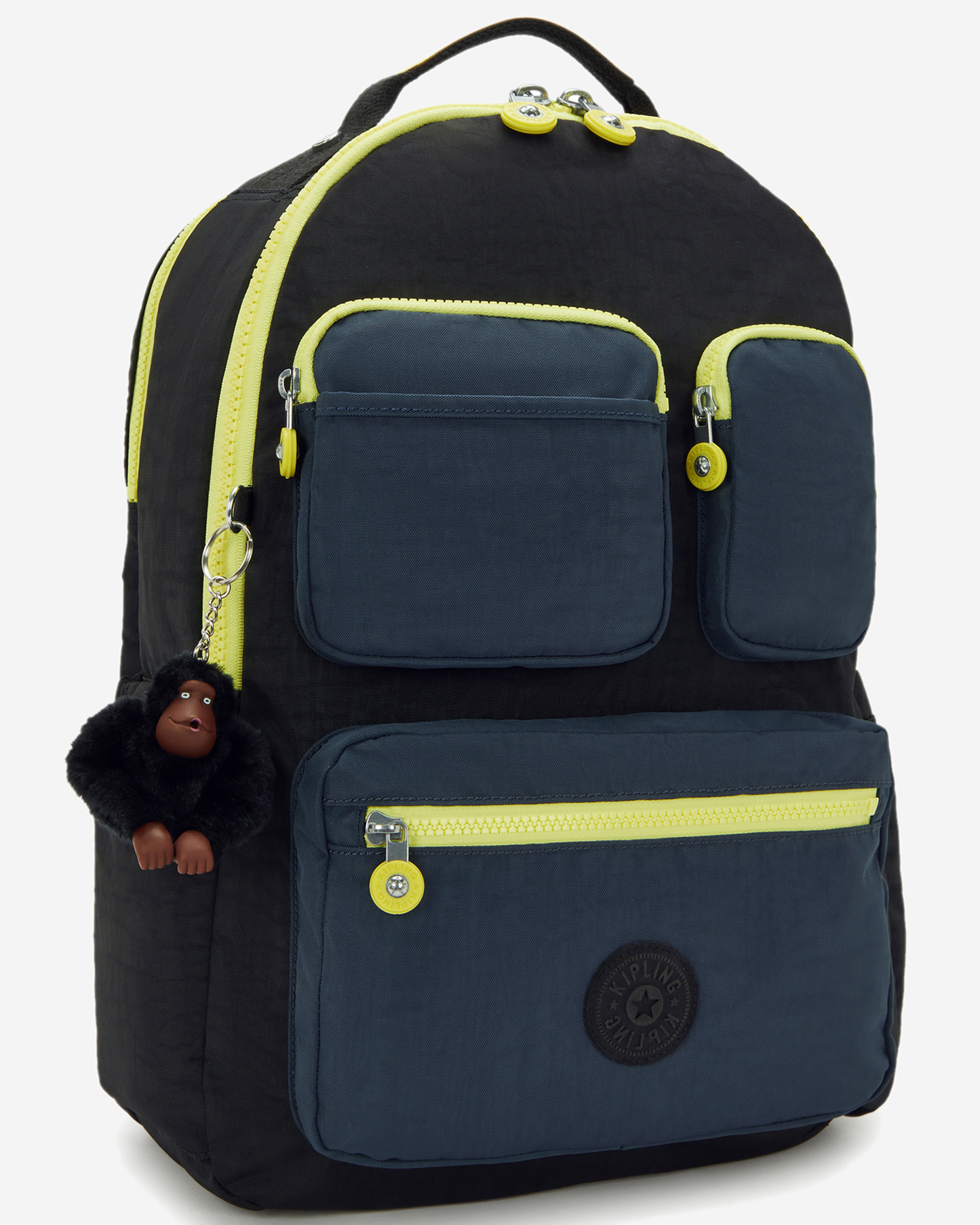 Kipling  Seoul Lap Pocket Black Pocket Bl Large Backpack with Laptop Compartment I9531-8EP