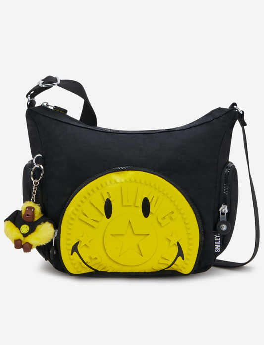KIPLING Gabb S Fun P Yell Fun Black Medium crossbody I8324-1KS