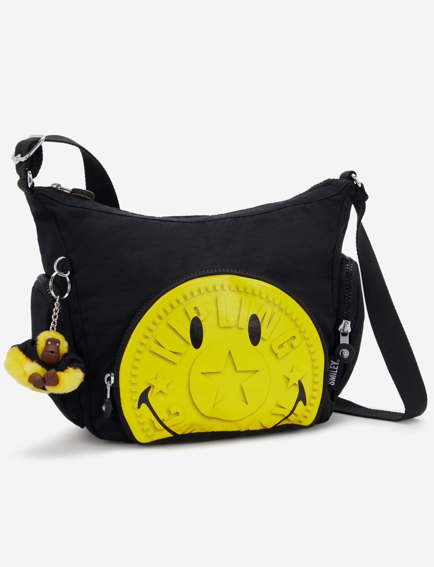 KIPLING Gabb S Fun P Yell Fun Black Medium crossbody I8324-1KS