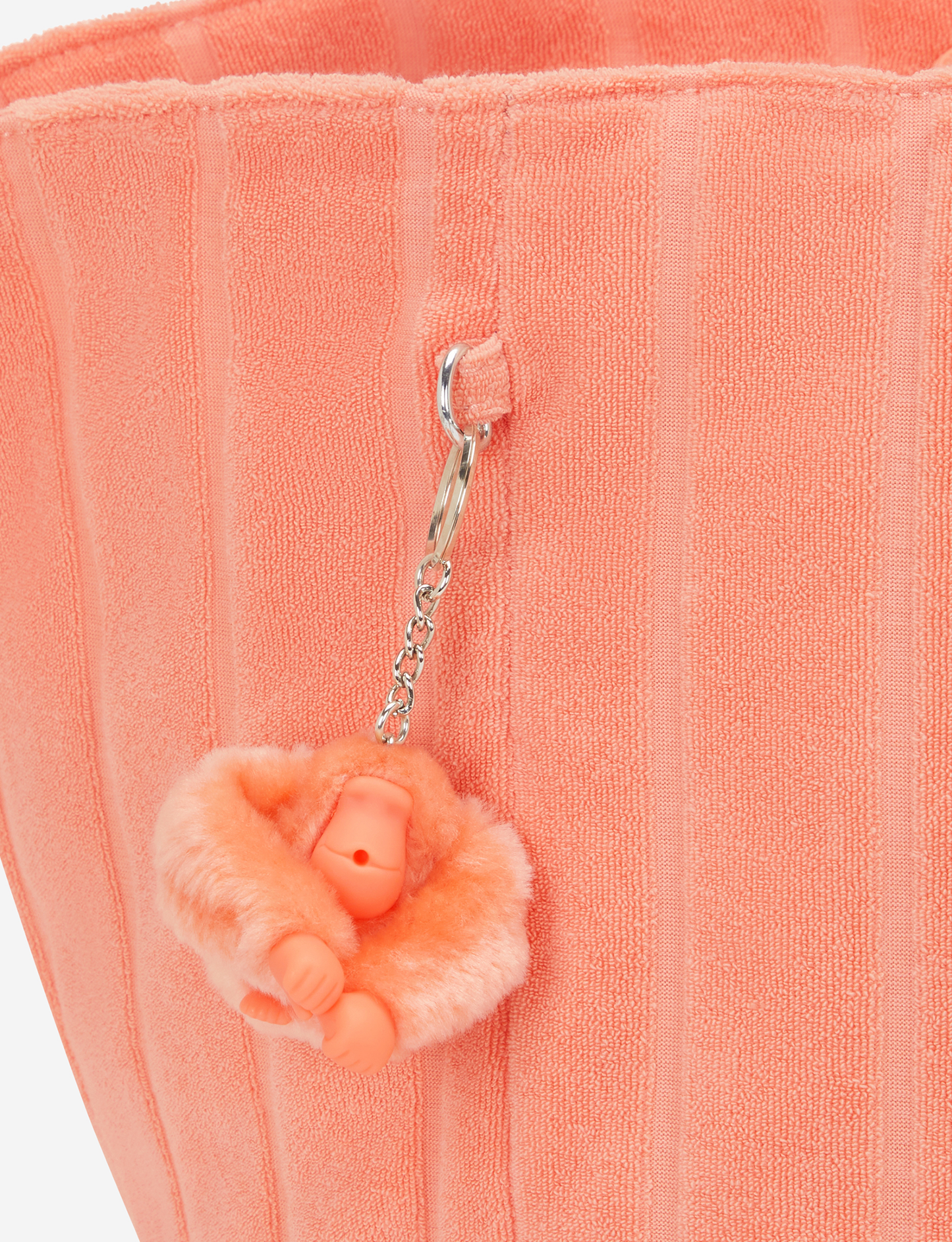 KIPLING Naomi Orangy Towel Large Tote with extra pouch I8699-8EE