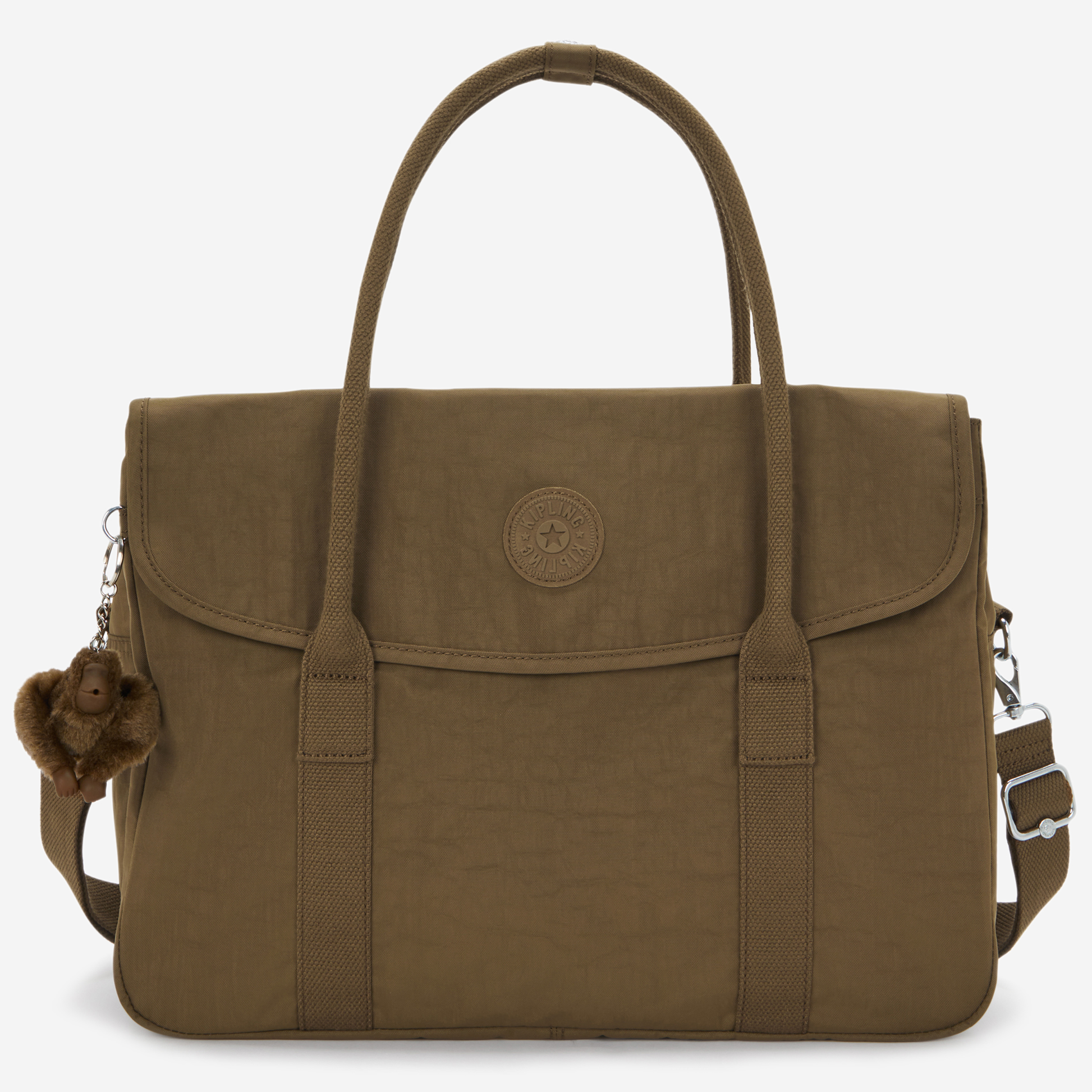 KIPLING Superworker Smooth Khaki Working bag (with removable shoulderstrap) I4444-1NA