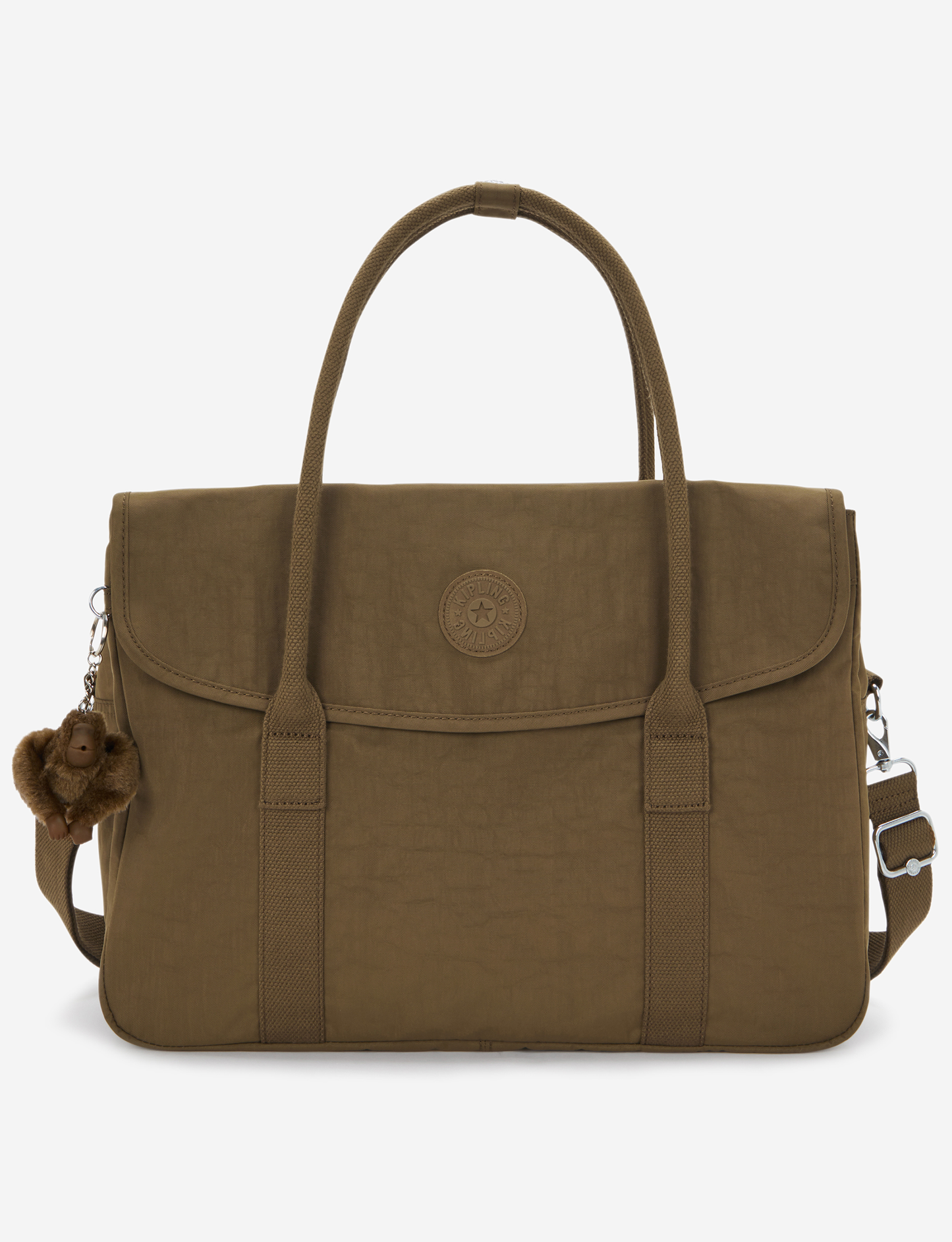 Kipling Superworker Smooth Khaki Working bag (with Removable Shoulderstrap) I4444-1NA