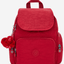 Kipling City Zip Mini Ruby Red Mini Backpack with Adjustable Straps I6046-1NW