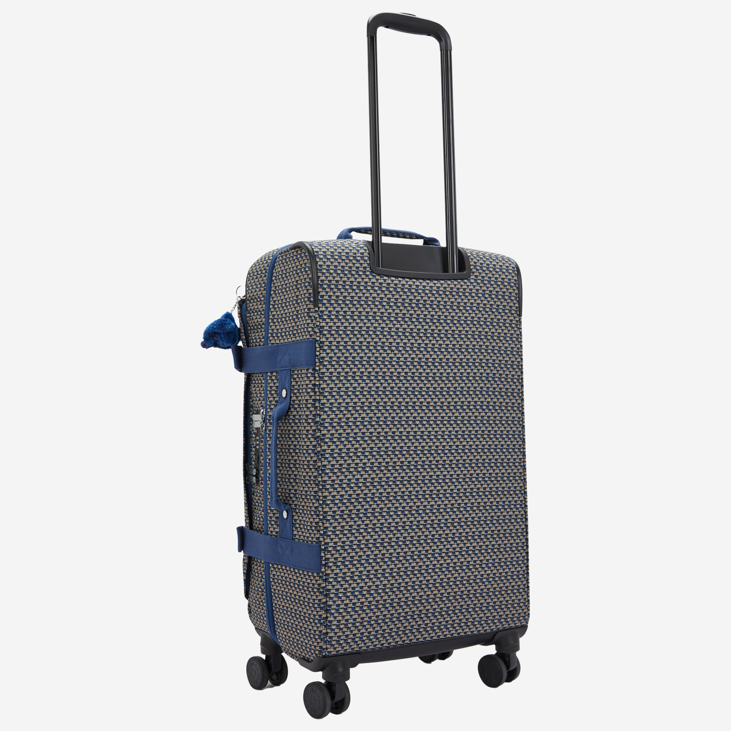 KIPLING Spontaneous M Blue on Wire Medium wheeled luggage I4556-9PC