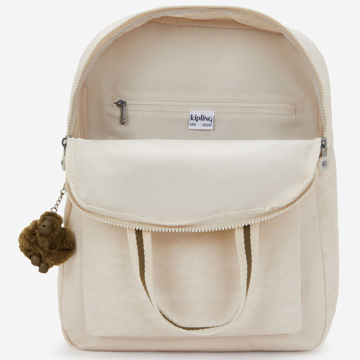 KIPLING Kazuki L Soft Sand Large backpack (with laptop compartment) I9642-9LO