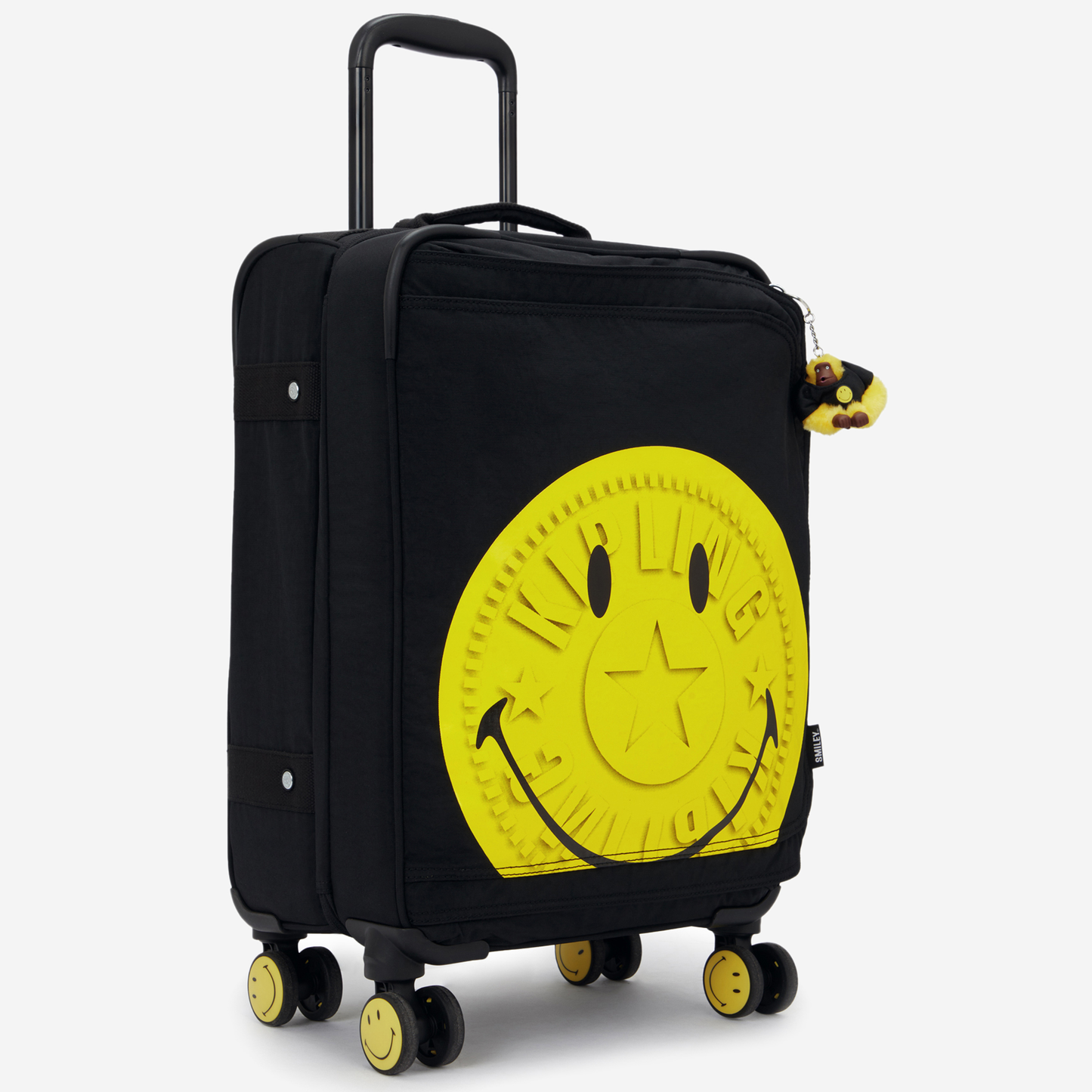 KIPLING Spontaneous S Yell Fun Black Small wheeled luggage I8533-1KS