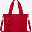 Kipling Minta L Up Ruby Red Large Tote (with Removable Shoulderstrap) I8258-1NW