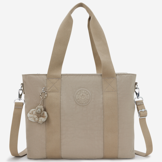KIPLING Minta L Up Soft Taupe Large tote (with removable shoulderstrap) I8258-4PW
