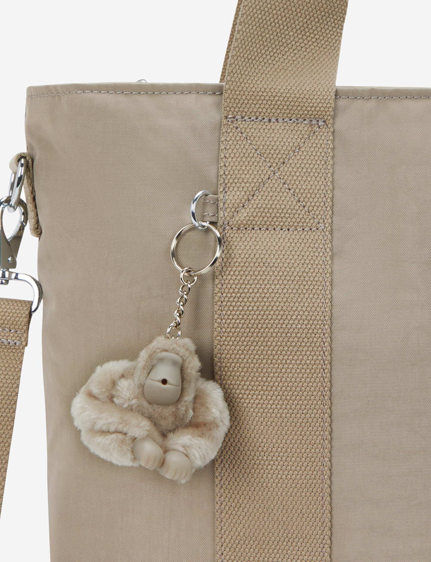Kipling Minta L Up Soft Taupe Large Tote (with Removable Shoulderstrap) I8258-4PW