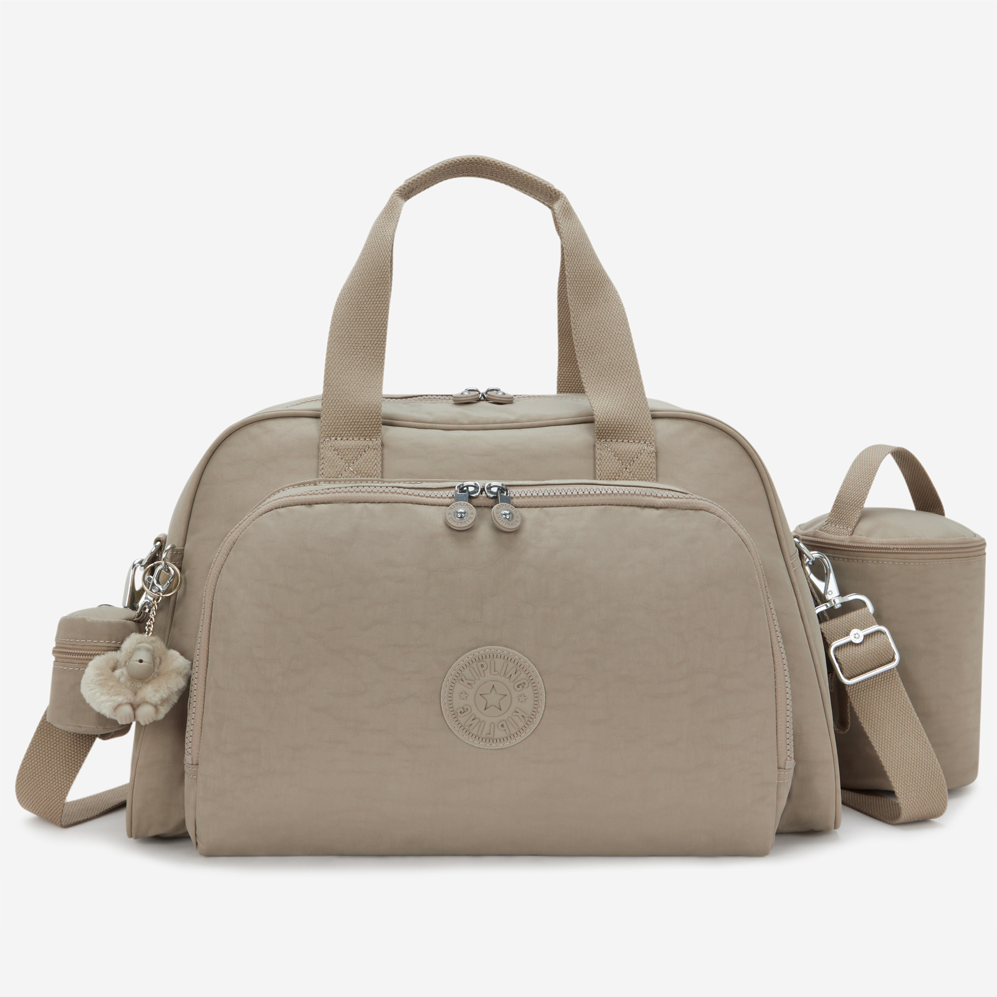 KIPLING Camama Soft Taupe Large baby bag (with changing mat) 10153-4PW