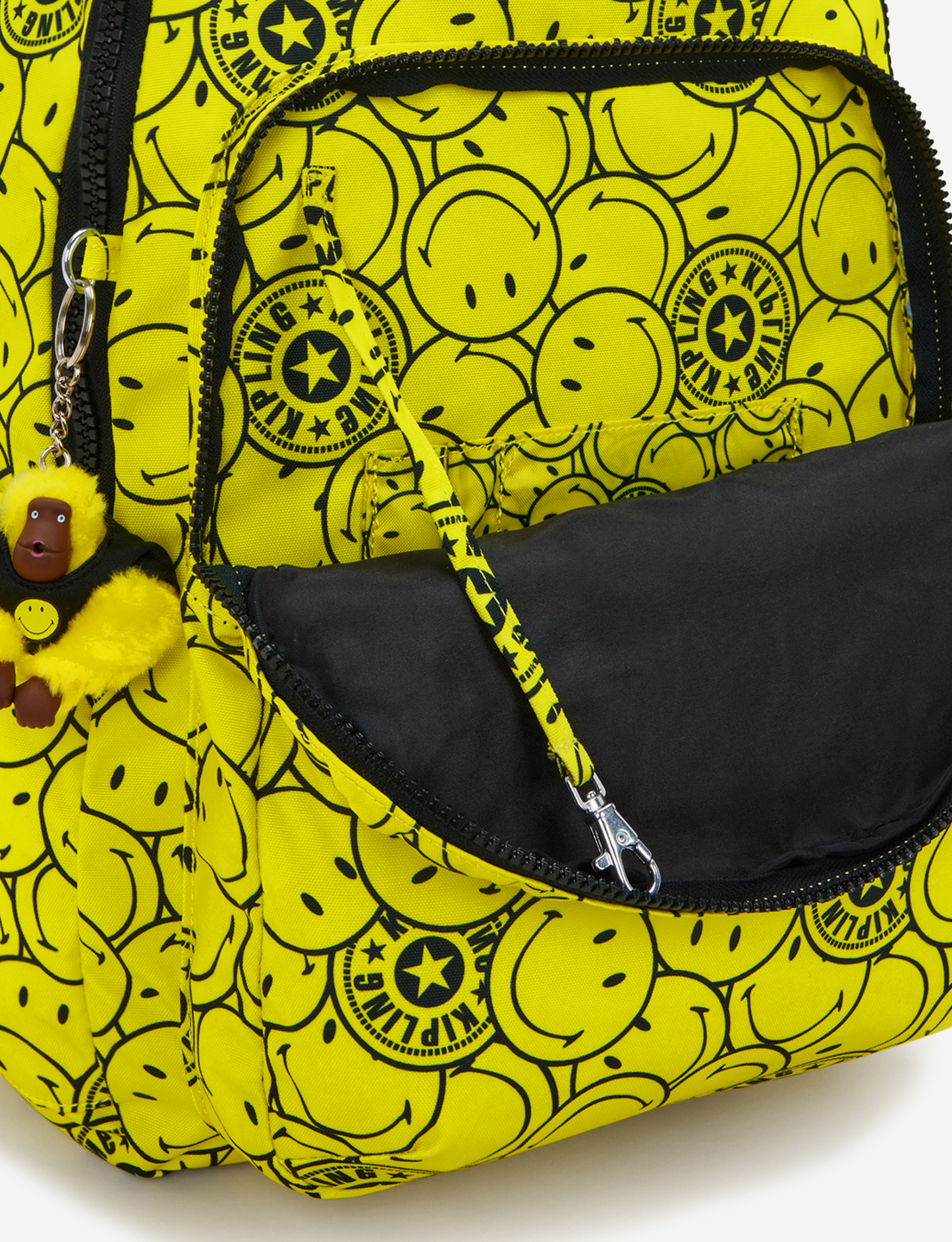KIPLING Seoul Lap Yellow Fun Ball Large backpack (with laptop compartment) I8682-5KS