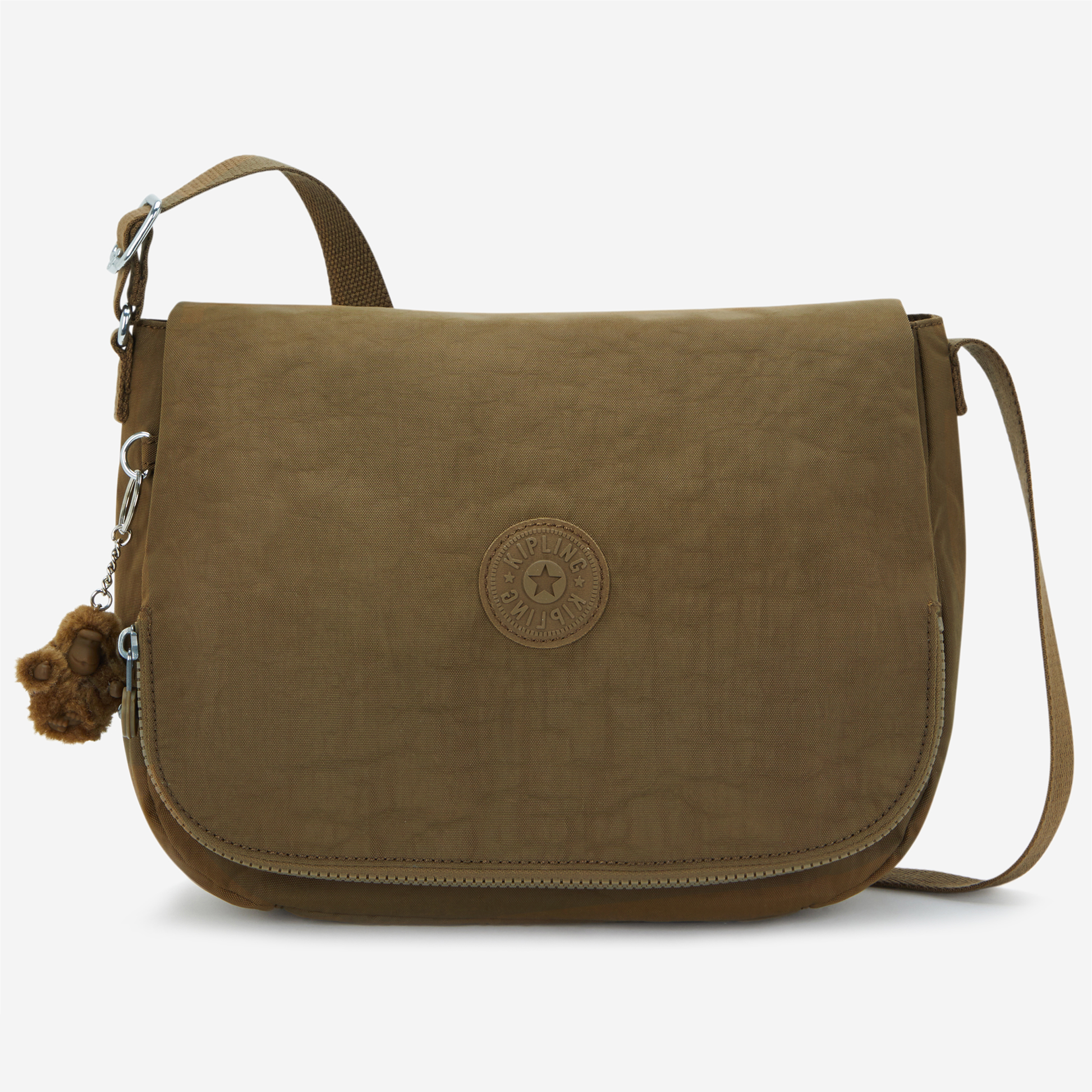 KIPLING Earthbeat M Smooth Khaki Medium crossbody I2505-1NA