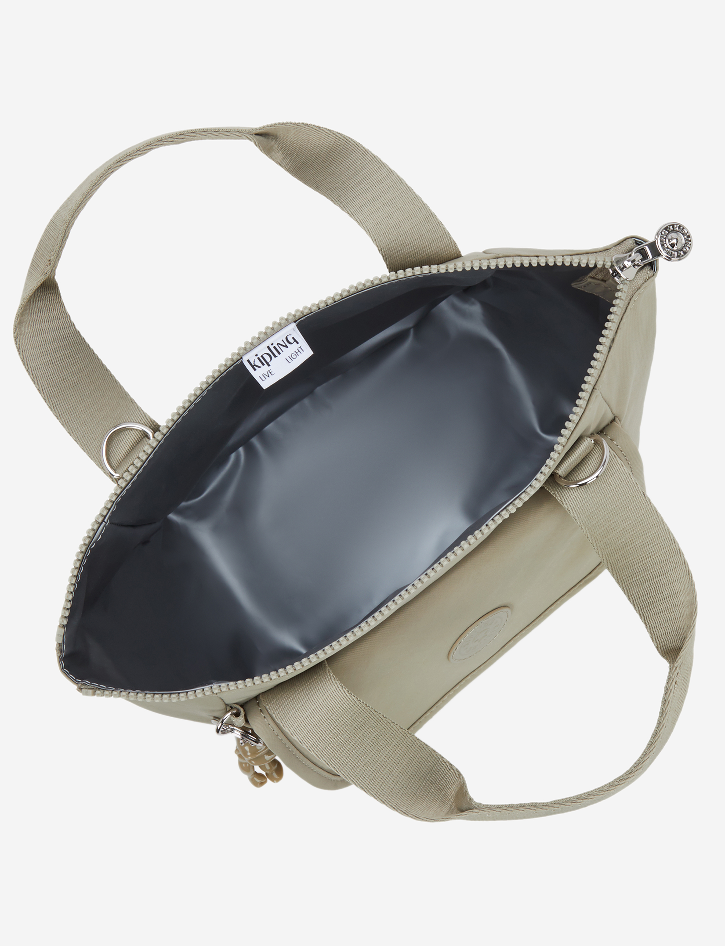 KIPLING Awakea Boho Tan Medium lunchbag (with removable shoulderstrap) I8053-1HX