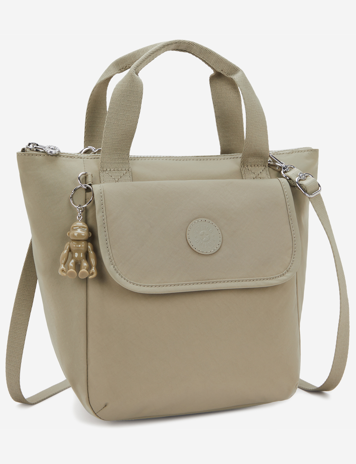 KIPLING Awakea Boho Tan Medium lunchbag (with removable shoulderstrap) I8053-1HX