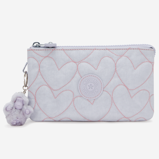 KIPLING Creativity L Hearts Shimmer Large purse I8374-MO6