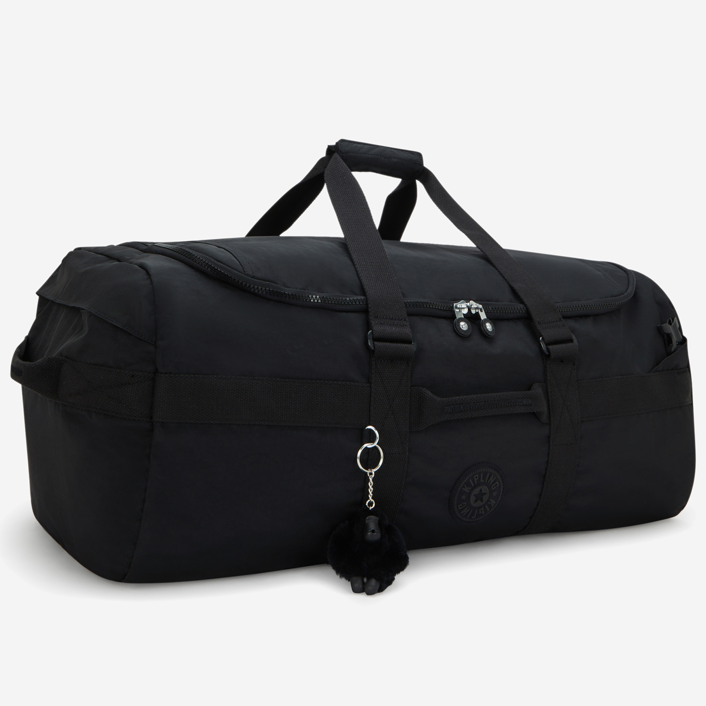 KIPLING Jonis M Up Black Noir Medium weekender (convertable to backpack) I9588-P39