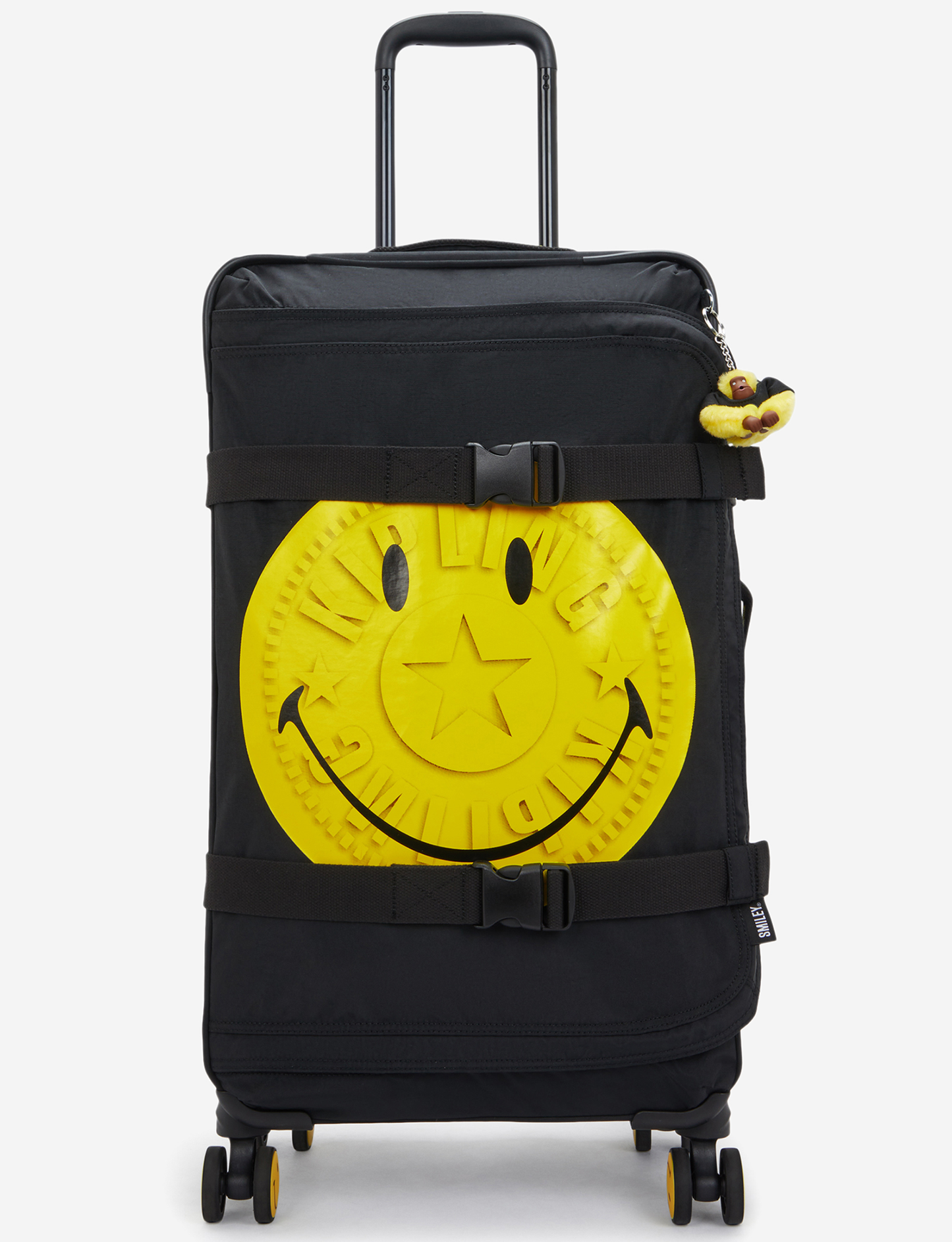 KIPLING Spontaneous M Yell Fun Black Medium wheeled luggage I8688-1KS